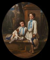 Alejandro und Luis Ferrant y Fischermans, die Neffen des Malers